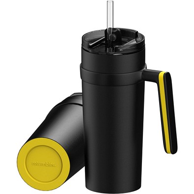 Thermobecher RETUMBLER-myORINOCO CERAMIC, schwarz/gelb