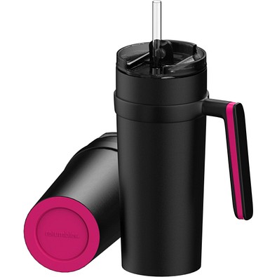 Thermobecher RETUMBLER-myORINOCO CERAMIC, schwarz/magenta