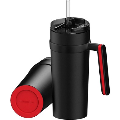 Thermobecher RETUMBLER-myORINOCO CERAMIC, schwarz/rot