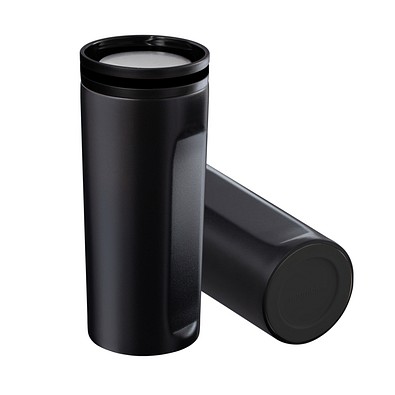 Thermobecher RETUMBLER-mySTEELONE, schwarz