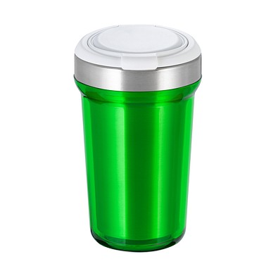 Thermobecher RETUMBLER-myVIVERO, silber/weiß/grün