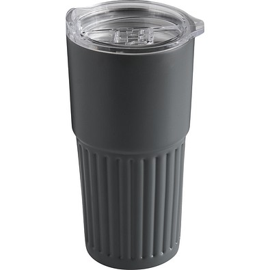 Thermobecher Wave Line, Grau