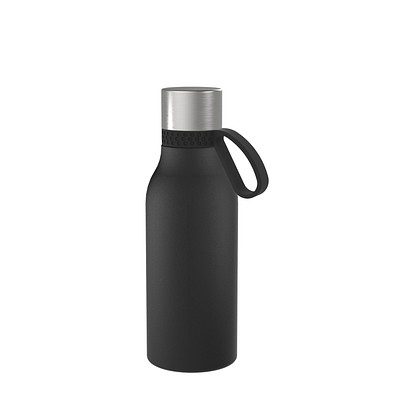 Thermotrinkflasche RETUMBLER-myNIZZA II 420 CERAMIC, schwarz, Ring schwarz