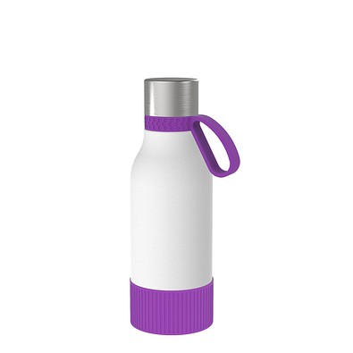 Thermotrinkflasche RETUMBLER-myNIZZA II 420 CERAMIC, weiß/lila/lila