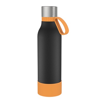 Thermotrinkflasche RETUMBLER-myNIZZA II 600 CERAMIC, schwarz/orange/orange