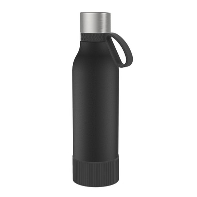 Thermotrinkflasche RETUMBLER-myNIZZA II 600 CERAMIC, schwarz/schwarz/schwarz