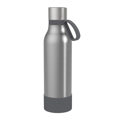 Thermotrinkflasche RETUMBLER-myNIZZA II 600 CERAMIC, silber/anthrazit/anthrazit