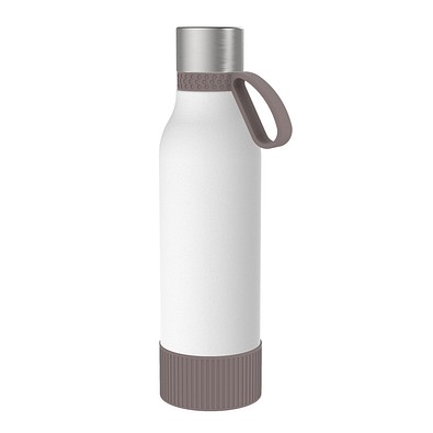 Thermotrinkflasche RETUMBLER-myNIZZA II 600 CERAMIC, weiß/braun/braun