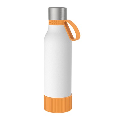 Thermotrinkflasche RETUMBLER-myNIZZA II 600 CERAMIC, weiß/orange/orange