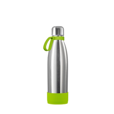 Thermotrinkflasche RETUMBLER-NIZZA, silber/hellgrün/hellgrün