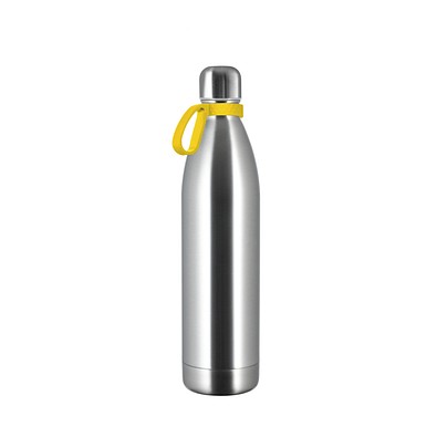 Thermotrinkflasche RETUMBLER-NIZZA XL, silber/gelb