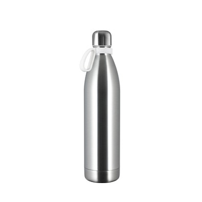 Thermotrinkflasche RETUMBLER-NIZZA XL, silber/weiß