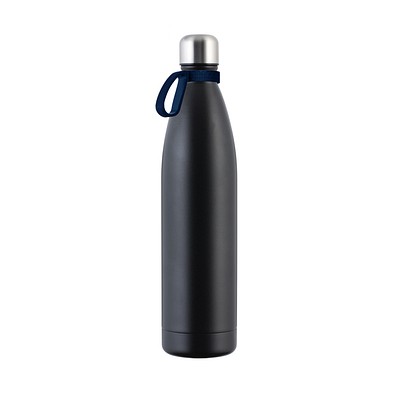 Thermotrinkflasche RETUMBLER-NIZZA XXL, schwarz/dunkelblau