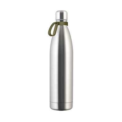 Thermotrinkflasche RETUMBLER-NIZZA XXL, silber/dunkelgrün