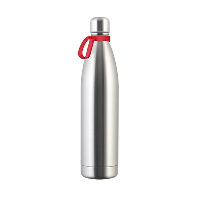 Thermotrinkflasche RETUMBLER-NIZZA XXL, silber/rot