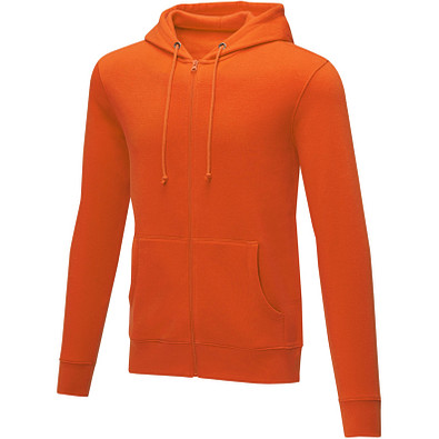 Theron Hoodie mit Reißverschluss für Herren, orange, M