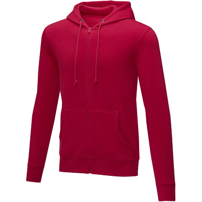 Theron Hoodie mit Reißverschluss für Herren, rot, 3XL