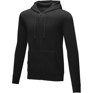 Theron Hoodie mit Reißverschluss für Herren, schwarz, 5XL