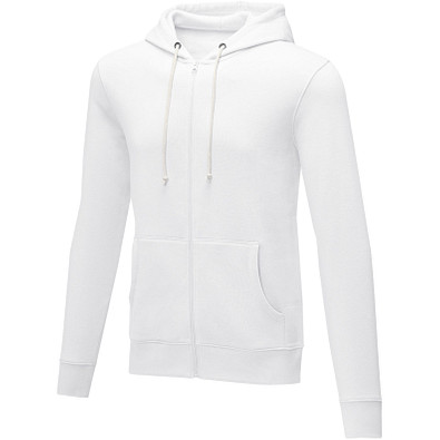 Theron Hoodie mit Reißverschluss für Herren, weiss, XL