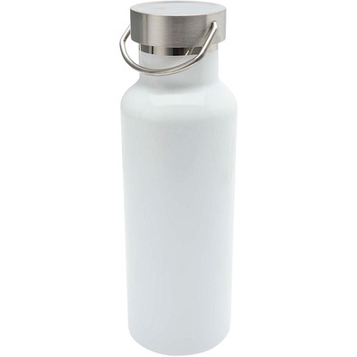 Thor 500 ml RCS-zertifizierte  Sublimation Trinkflasche aus recyceltem Edelstahln, weiss