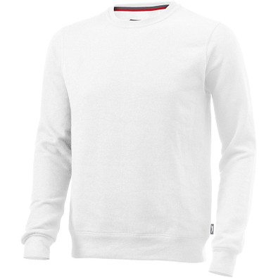 Slazenger™ Unisex Sweatshirt Toss mit Rundhalsausschnitt, weiß, L Slazenger™ Unisex Sweatshirt Toss mit Rundhalsausschnitt, weiß, L