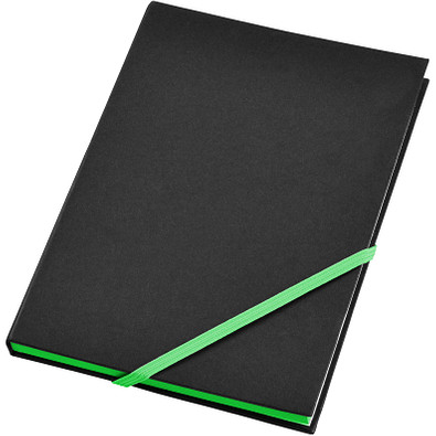 Travers DIN A5 Notizbuch, schwarz,grün Travers DIN A5 Notizbuch, schwarz,grün