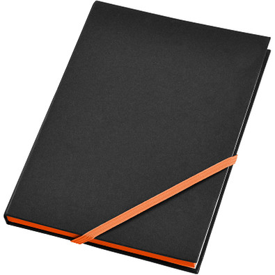 Travers DIN A5 Notizbuch, schwarz,orange Travers DIN A5 Notizbuch, schwarz,orange