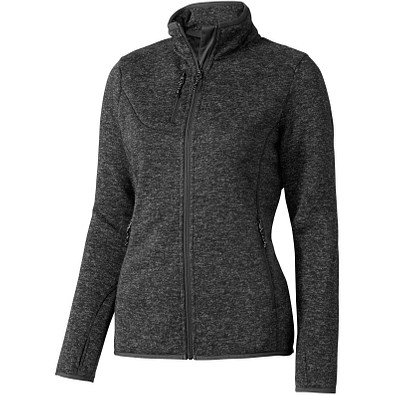 ELEVATE Damen Strickfleece Jacke Tremblant, dunkelgrau, M ELEVATE Damen Strickfleece Jacke Tremblant, dunkelgrau, M
