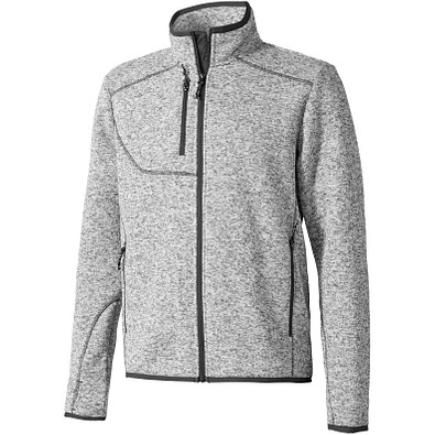 ELEVATE Herren Strickfleece Jacke Tremblant, grau, XXL ELEVATE Herren Strickfleece Jacke Tremblant, grau, XXL