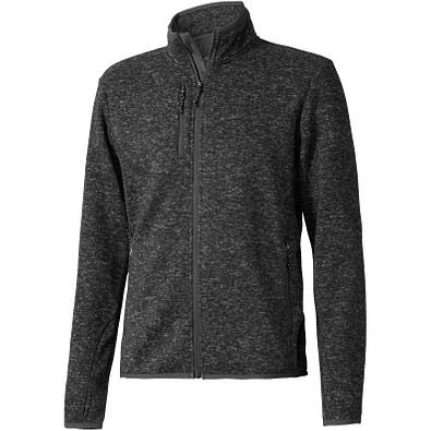 ELEVATE Herren Strickfleece Jacke Tremblant, Heather Smoke, M ELEVATE Herren Strickfleece Jacke Tremblant, Heather Smoke, M