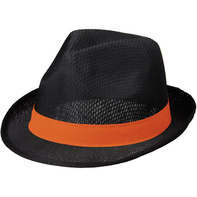 Trilby Set, schwarz,orange Trilby Set, schwarz,orange