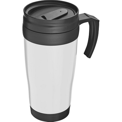 Trinkbecher aus Kunststoff, 400 ml, weiss Trinkbecher aus Kunststoff, 400 ml, weiss