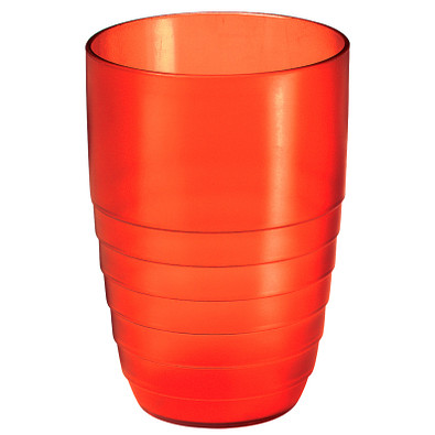 Trinkbecher Rip, 400 ml, trend-rot PS Trinkbecher Rip, 400 ml, trend-rot PS