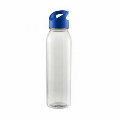 Trinkflasche Active Wave, 650 ml, transparent/blau
