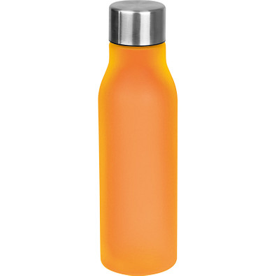 Trinkflasche aus Kunststoff, 550 ml, orange Trinkflasche aus Kunststoff, 550 ml, orange