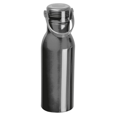 Trinkflasche aus recyceltem Aluminium , anthrazit