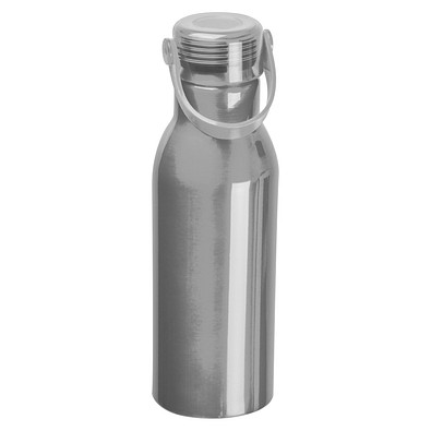 Trinkflasche aus recyceltem Aluminium , grau