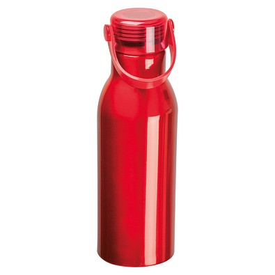 Trinkflasche aus recyceltem Aluminium , rot