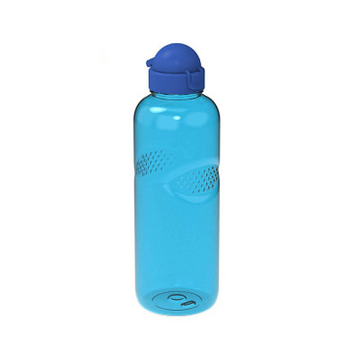Trinkflasche Carve Junior, 1 l, transparent-blau/standard-blau PP