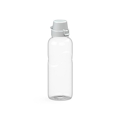 Trinkflasche Carve School, 700 ml, RENEW, transparent/weiss