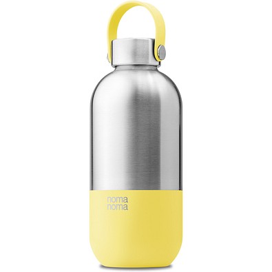 Trinkflasche Edelstahl, Gelb 750ml, Gelb