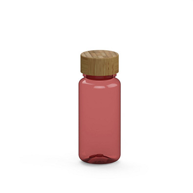 Trinkflasche "Natural" Colour 0,4 l, transparent-rot Trinkflasche "Natural" Colour 0,4 l, transparent-rot