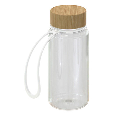 Trinkflasche Natural, inkl. Strap, 700 ml, transparent Trinkflasche Natural, inkl. Strap, 700 ml, transparent