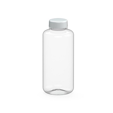 Trinkflasche Refresh, 1 l, RENEW, transparent/weiss