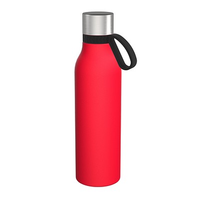 Trinkflasche RETUMBLER-myTOULON II 820, rot, Ringschwarz