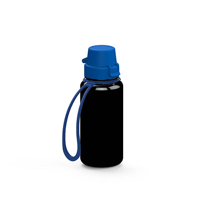 Trinkflasche "School" Colour inkl. Strap 0,4 l, schwarz Trinkflasche "School" Colour inkl. Strap 0,4 l, schwarz