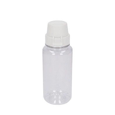 Trinkflasche School, 400 ml, transparent/weiß