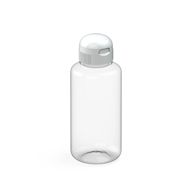 Trinkflasche Sports, 700 ml, RENEW, transparent/weiss