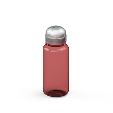 Trinkflasche "Sports" colour 0,4 l, transparent-rot Trinkflasche "Sports" colour 0,4 l, transparent-rot