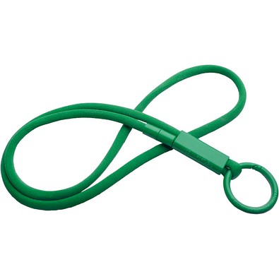 Tubyard Lanyard mit Band aus recyceltem Kunststoff, grün